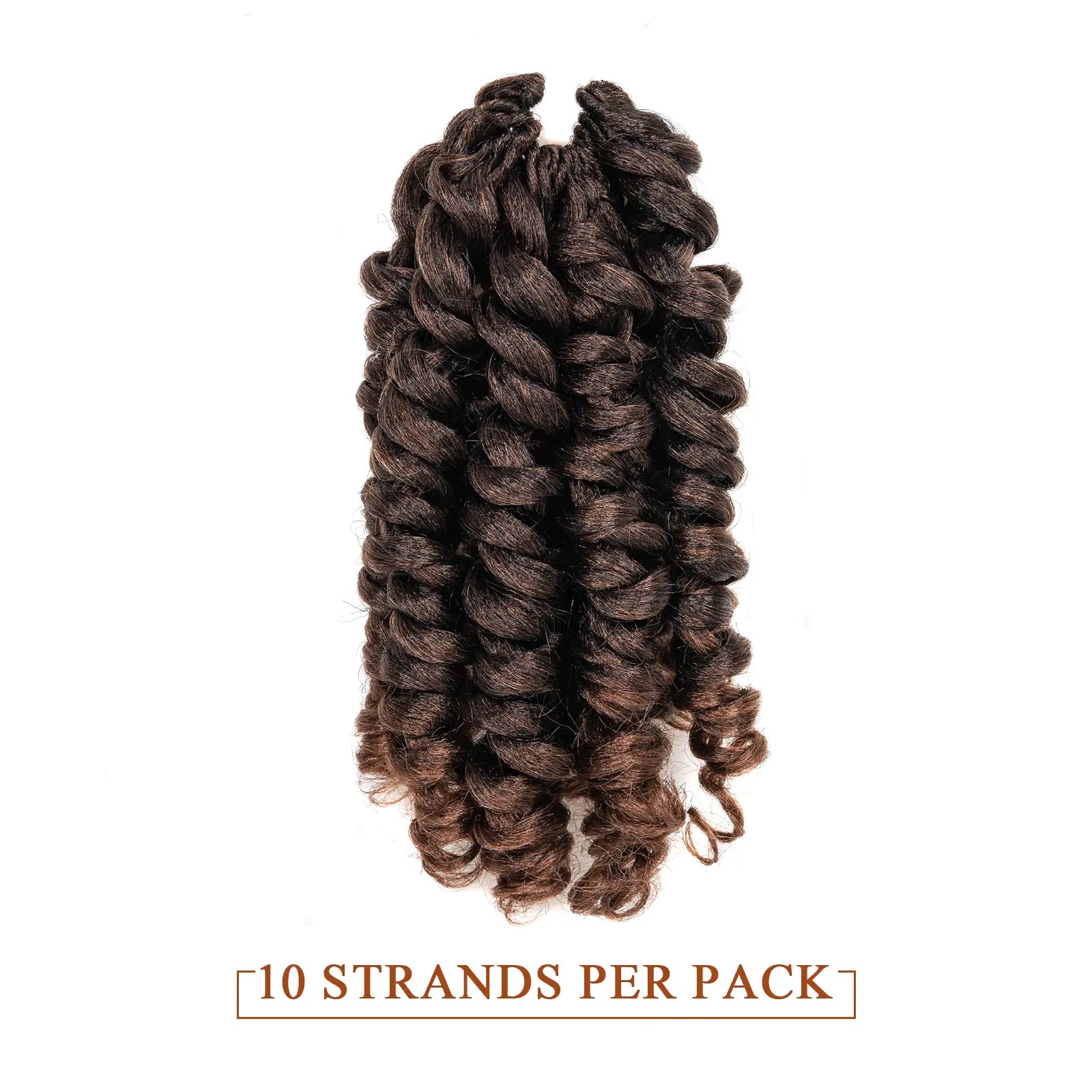 Clearance | Toyotress Wand Twist Crochet Hair | 10-12 Inch Natural Black Pre-twisted Jamaican Bounce Wand Twist Crochet Braids Synthetic Braiding Hair Extensions Toyotress